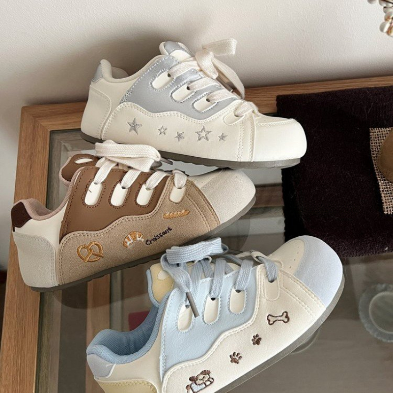 Sewing Cotton - Women's Casual Sneakers—Lightweight and breathable for