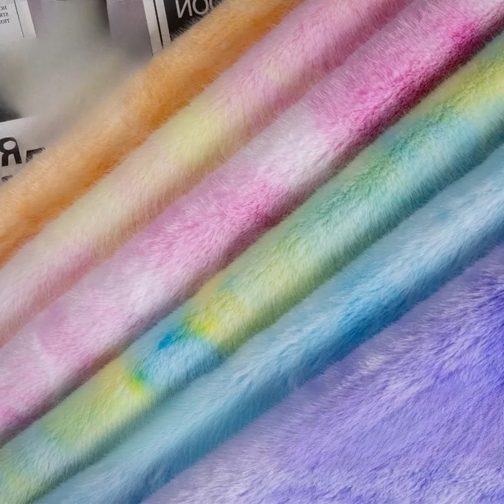 Sewing Tie Dye - Imitation Teddy Bear Tie Dye Mink