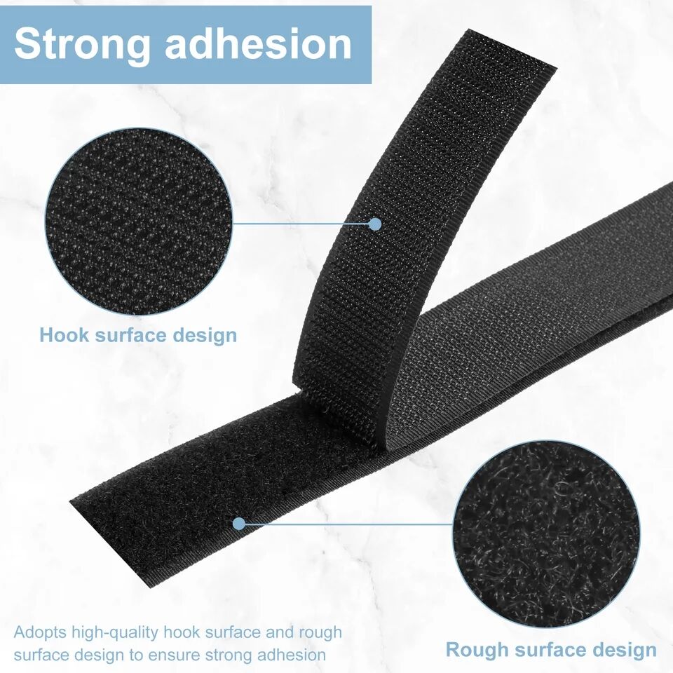 Velcro Sew On - 1-10M Hook and Loop Tape Nylon