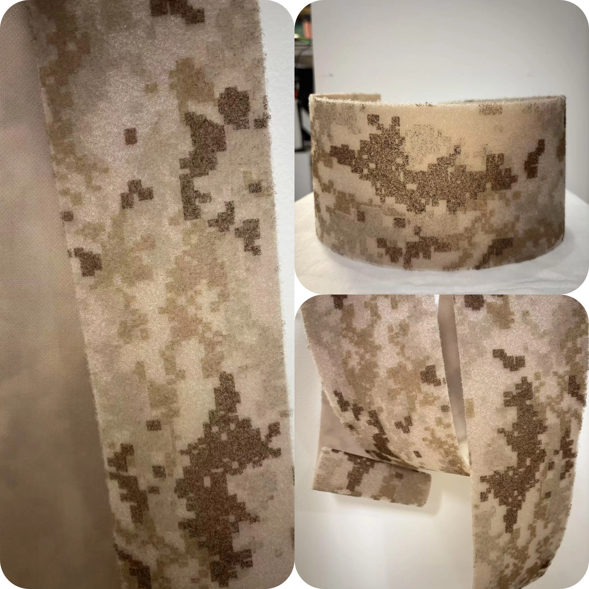 Sewing Vest - 10cm Width AOR1 Camouflage Loop Fastener