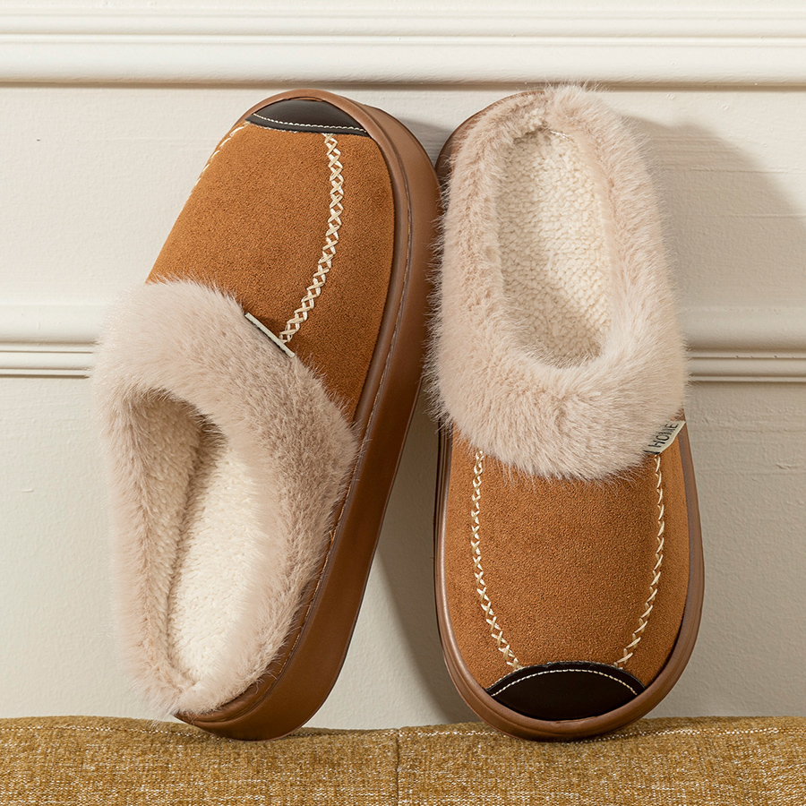 Sewing Cotton - Fashion Women Slippers Winter Soft Thick