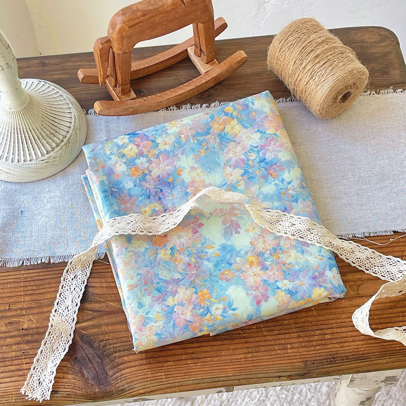 Sewing Tie Dye - 95x145cm Colorful Tie-dye Floral Print Cotton