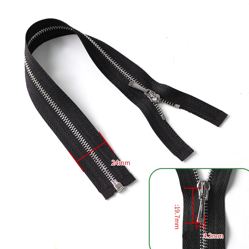 Textile And Sewing Supply - 5pcs 30cm Open-end Metal Zipper For