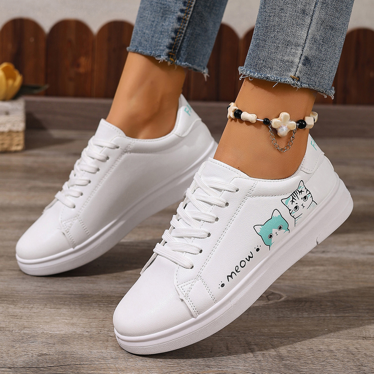Sewing Cloth - Women Sneakers Fashion Breathble Vulcanized Shoes