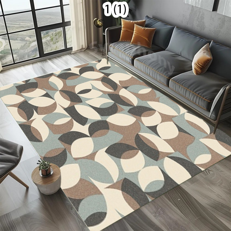 Century Textile & Sewing Supply Avenue C North Saskatoon Sk - Rectangular Area Rug with Mid Century