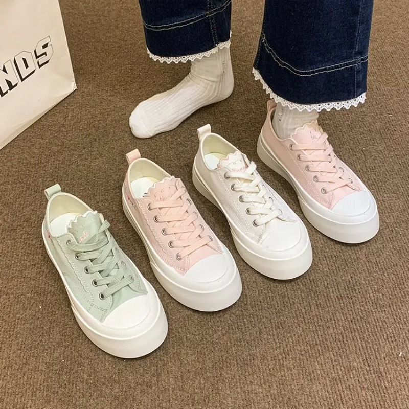 Sewing Cloth - 2025 Women Vulcanized Shoes Sponge Cake