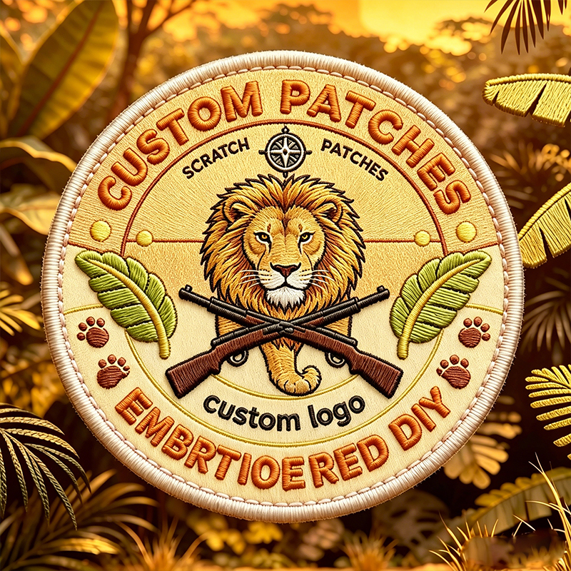 Velcro Sew On - Custom Embroidered Patches for Clothes Personalized