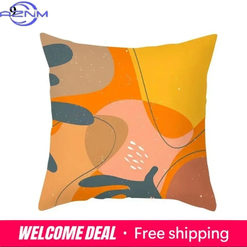 Boho Orange Abstract Cushion C - Century Textile & Sewing Supply Avenue C North Saskatoon Sk recensie en prijs