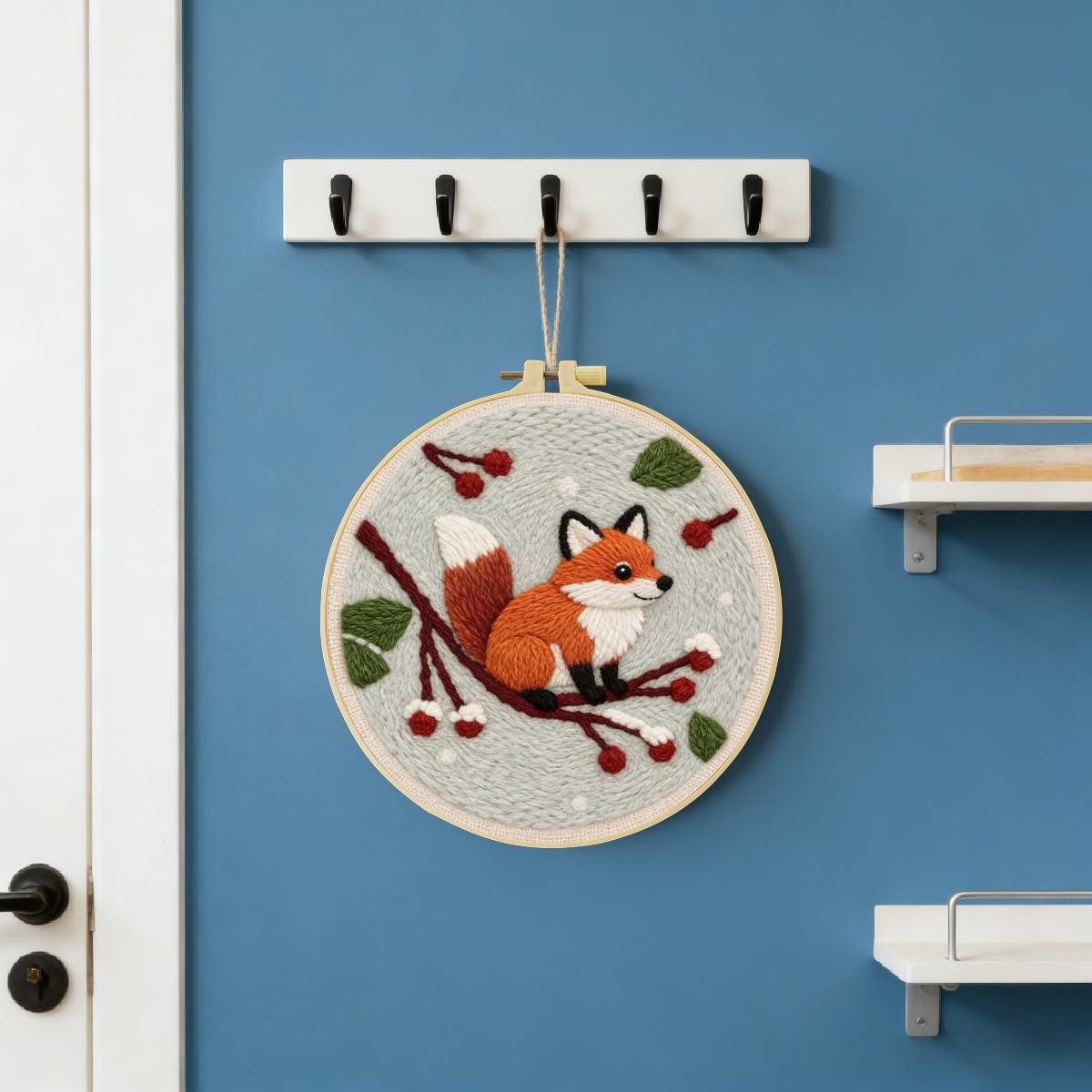 20X20CM/7.87inch Animal - Fox  - Is Sewing Textile Art recensie en prijs