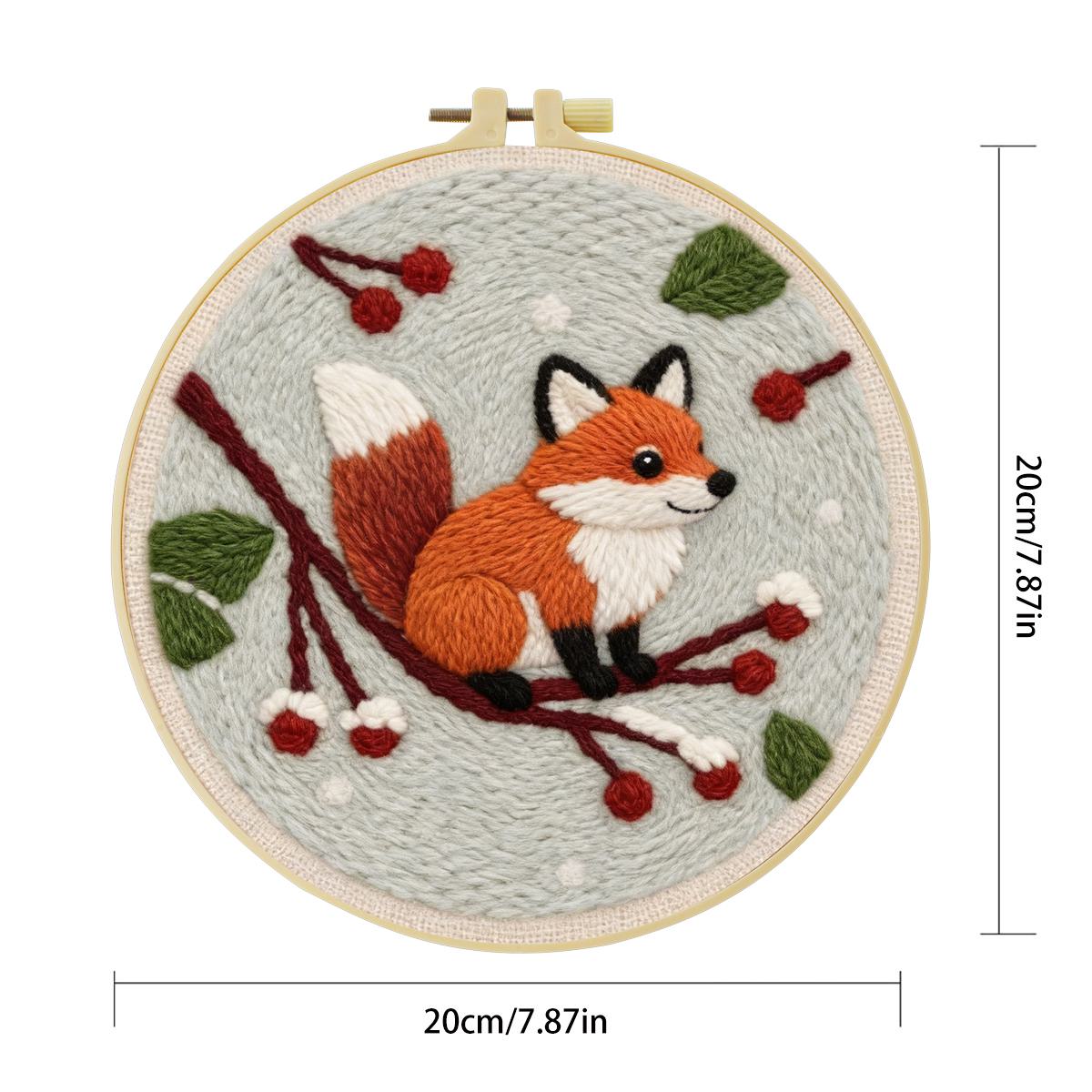 20X20CM/7.87inch Animal - Fox  - Is Sewing Textile Art recensie en prijs