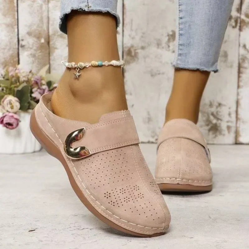 Women's solid-colored wedge sa - Velcro Sew On recensie en prijs