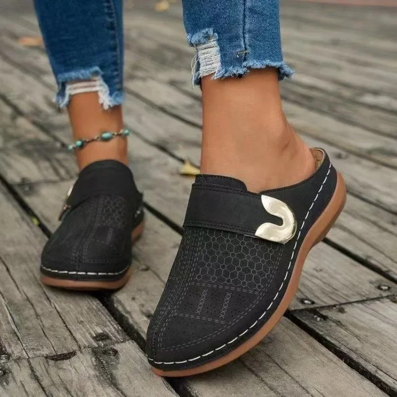 Women's solid-colored wedge sa - Velcro Sew On recensie en prijs