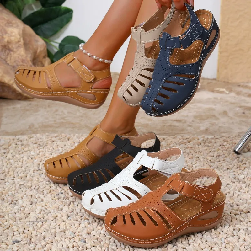 Women Closed Toe Fisherman San - Velcro Sew On recensie en prijs
