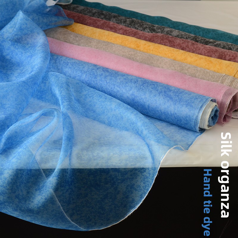Tie-dye Silk Organza Fabric fo - Sewing Tie Dye recensie en prijs