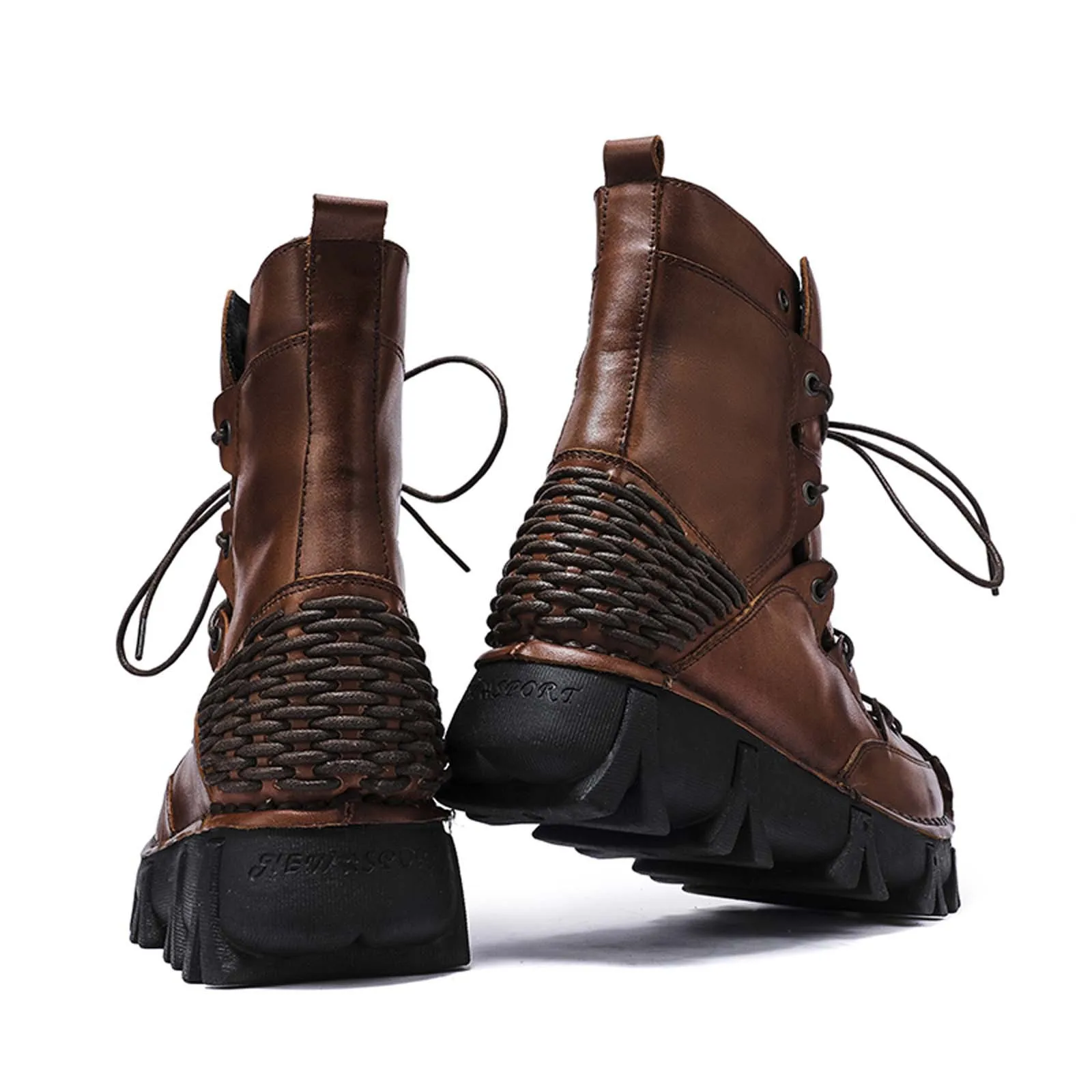 Fashion Genuine Leather Motorc - Sewing Knit recensie en prijs