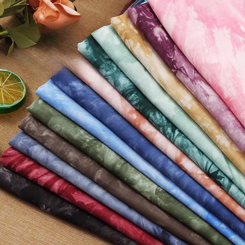 Tie-dye Thin Cotton Linen Fabr - Sewing Tie Dye recensie en prijs