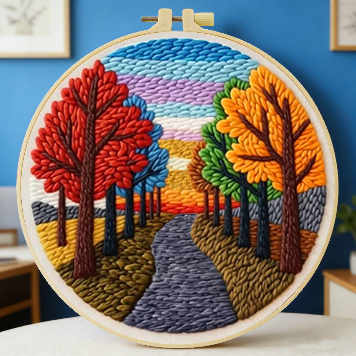 20X20CM/7.87inch Scenery punch - Is Sewing Textile Art recensie en prijs