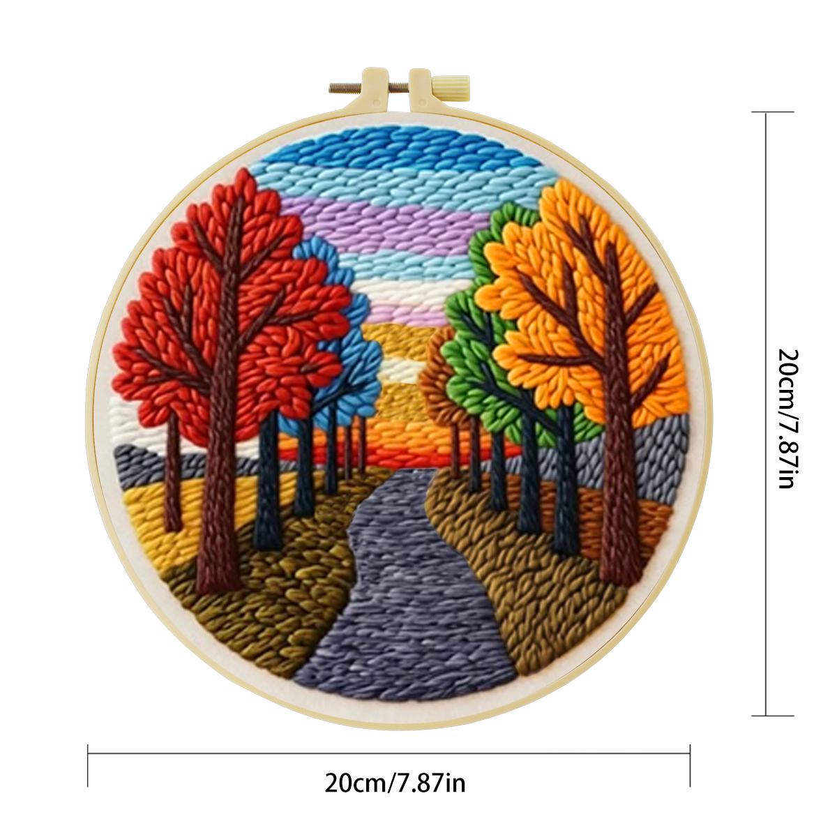 20X20CM/7.87inch Scenery punch - Is Sewing Textile Art recensie en prijs