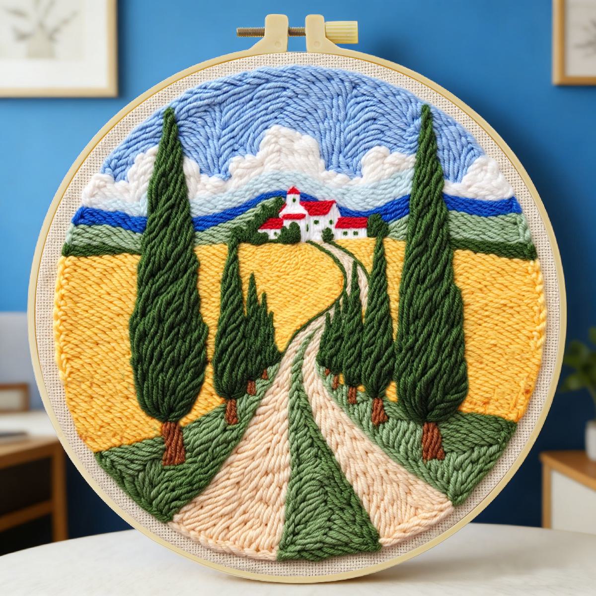 20X20CM/7.87inch field punch n - Is Sewing Textile Art recensie en prijs