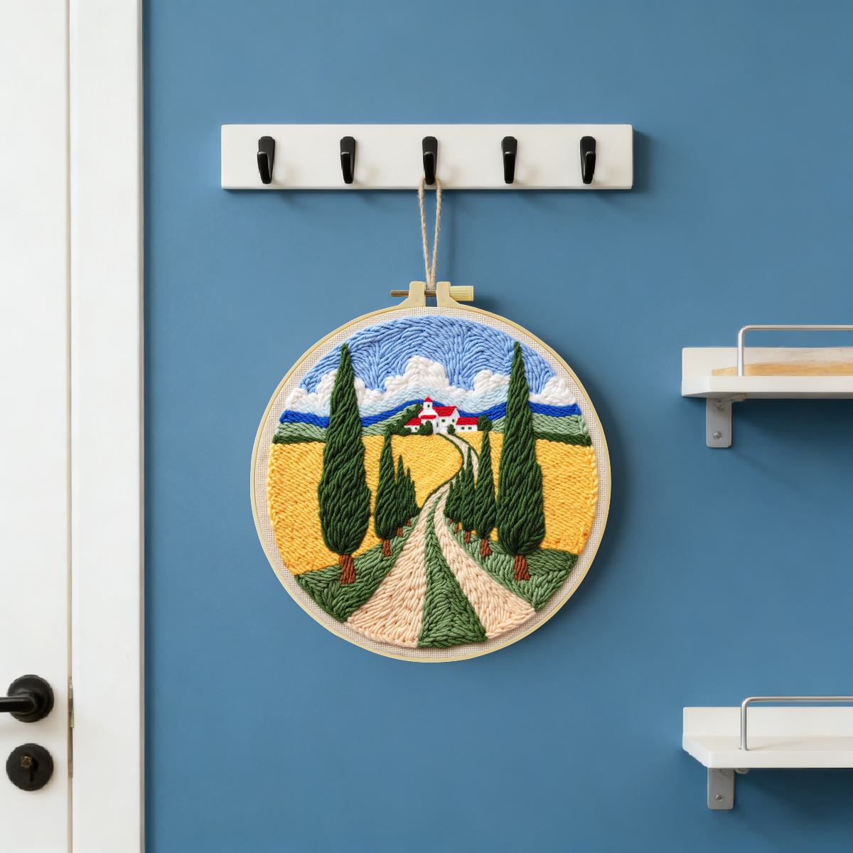20X20CM/7.87inch field punch n - Is Sewing Textile Art recensie en prijs