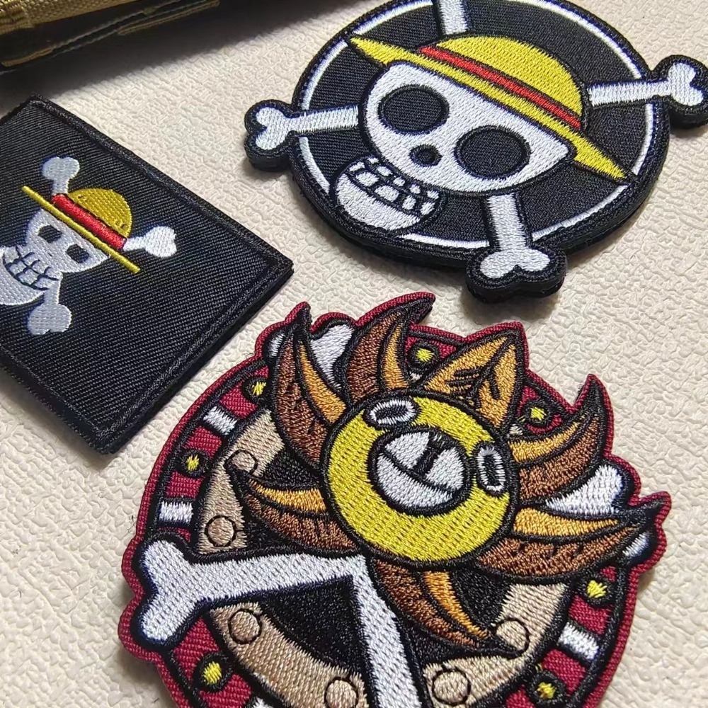 One Piece Cartoon sleeve patch - Velcro Sew On recensie en prijs