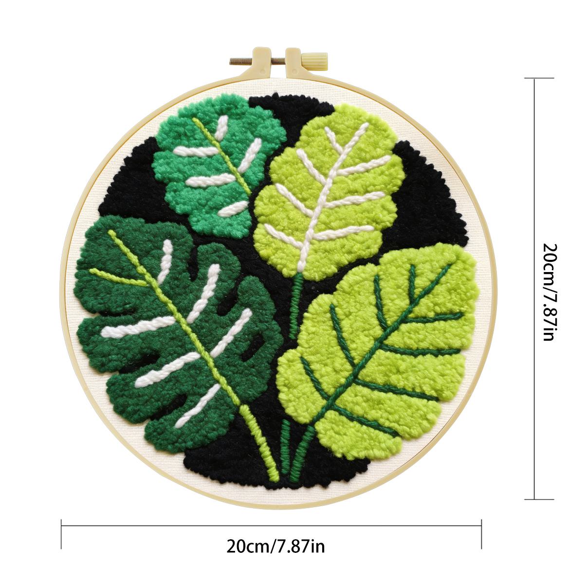 20X20CM/7.87inch Leaves punch  - Is Sewing Textile Art recensie en prijs