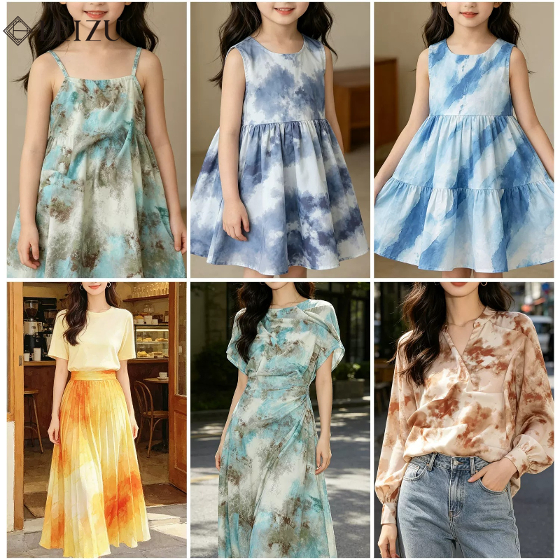 30D Tie Dye Chiffon Fabric Ink - Sewing Tie Dye recensie en prijs