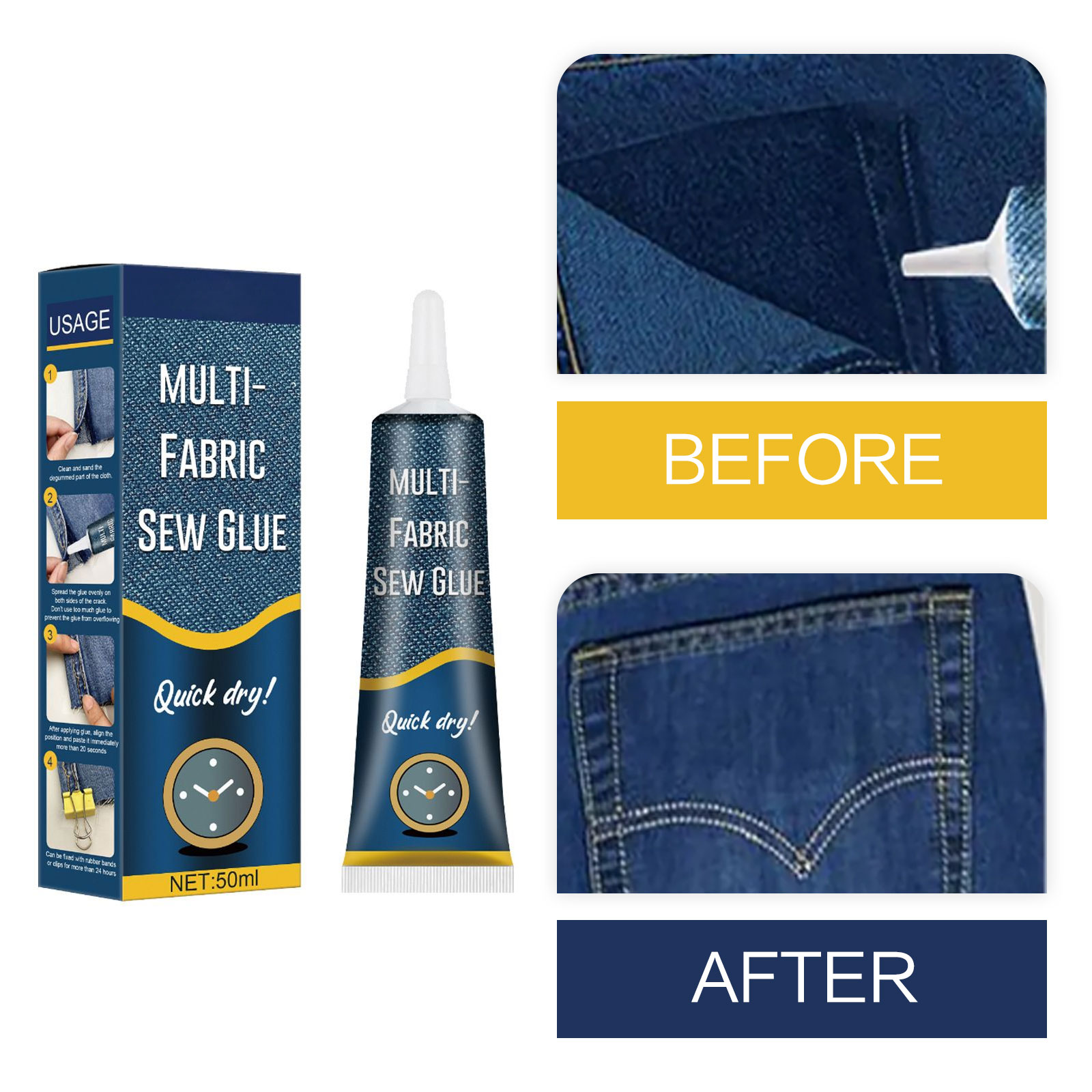 Fabric Sewing Glue Clothing Me - Fabric Glue Bond recensie en prijs