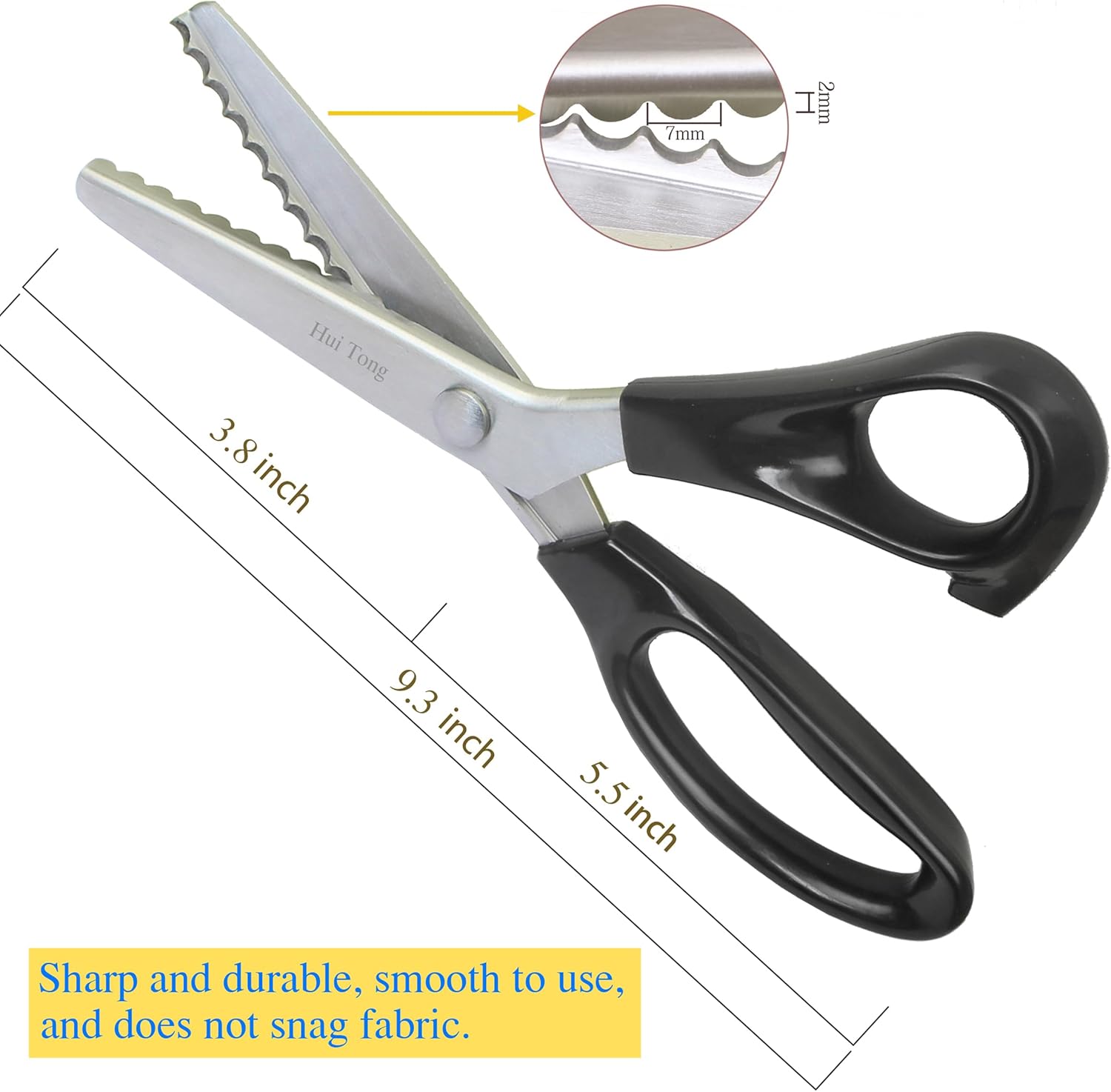 Fabric Pinking Shears with Ser - Pinking Shear Blade recensie en prijs