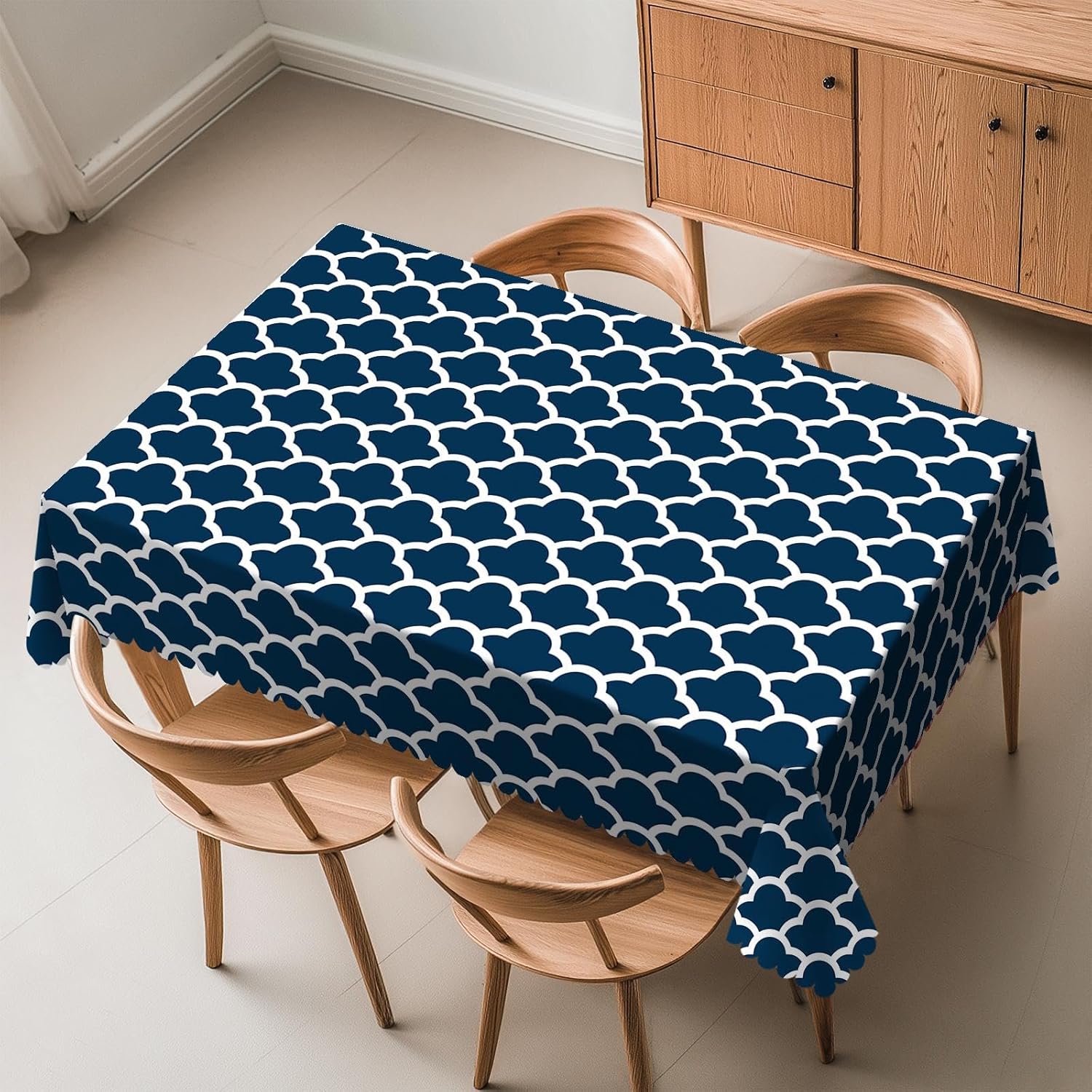 Blue Tablecloth Navy Cloud Sea - Century Textile & Sewing Supply Avenue C North Saskatoon Sk recensie en prijs