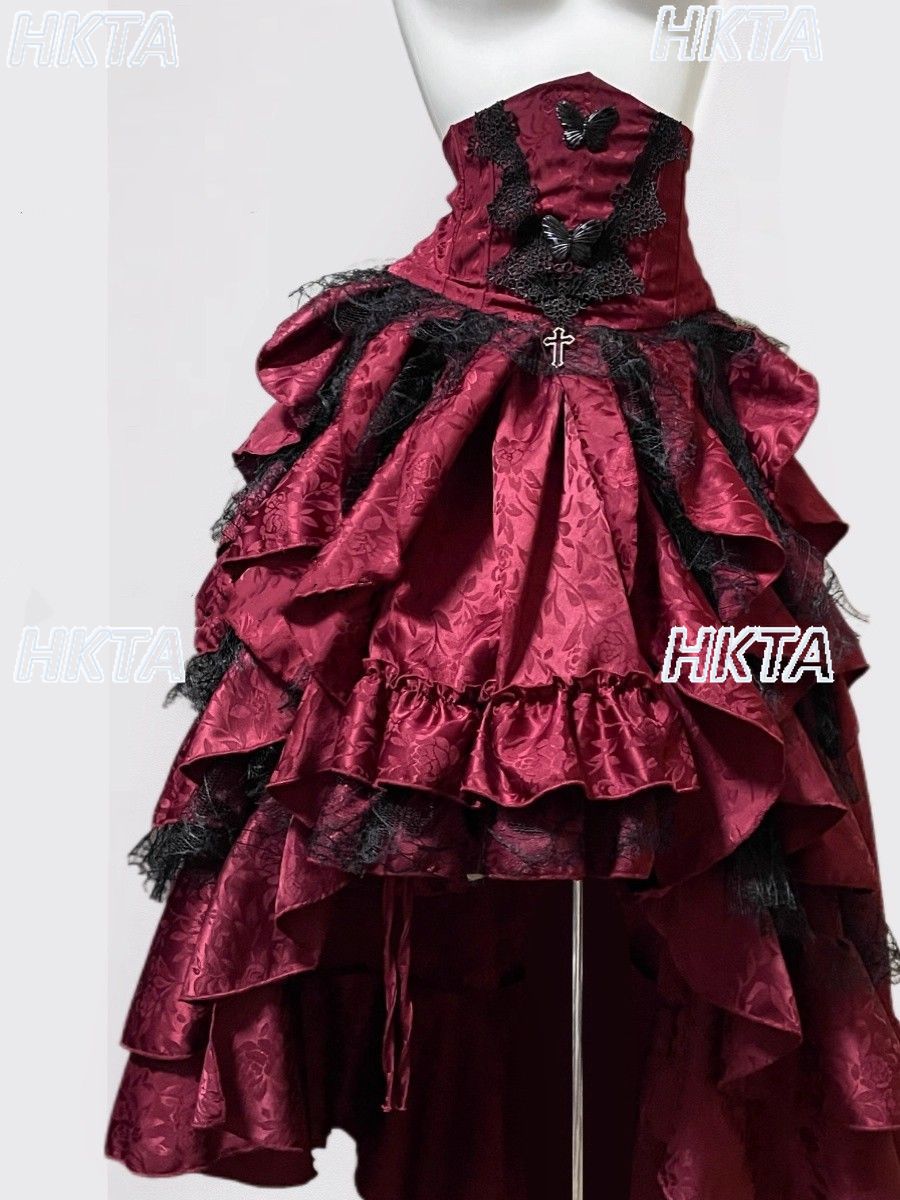 Dark Gothic Style Halter Long  - Sewing Vest recensie en prijs