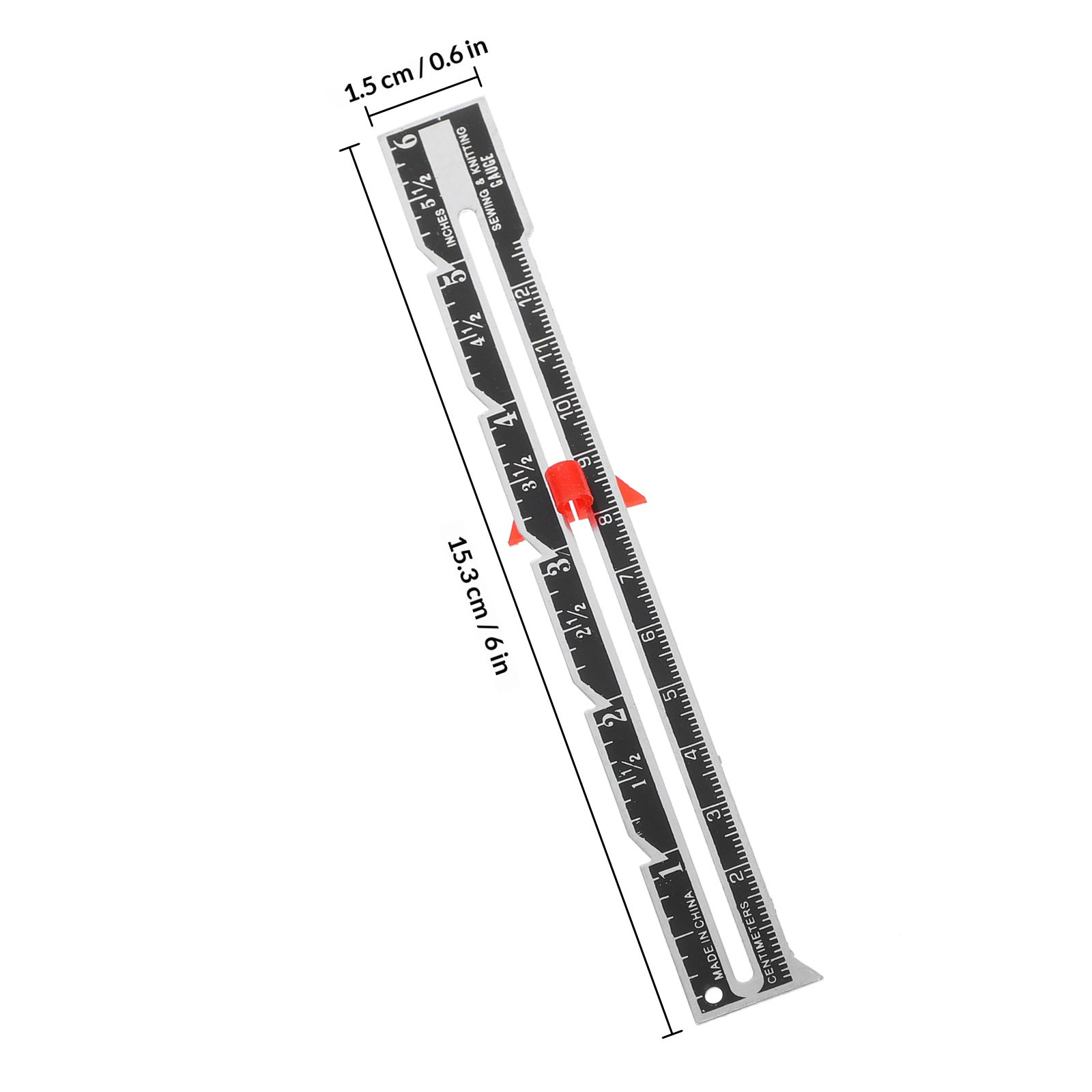12Pcs Seam Gauge Ruler Set Pre - Sewing Knit recensie en prijs
