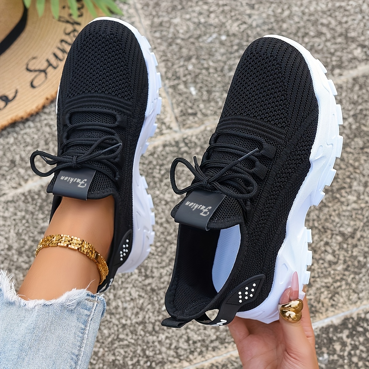 Breathable Knit Sneakers Fashi - Sewing Cloth recensie en prijs
