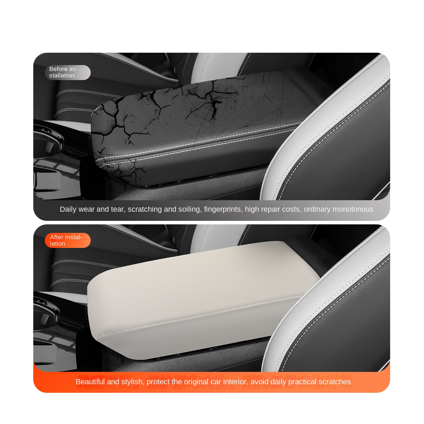 Hard Shell Leather Armrest Box - Sewing Knit recensie en prijs