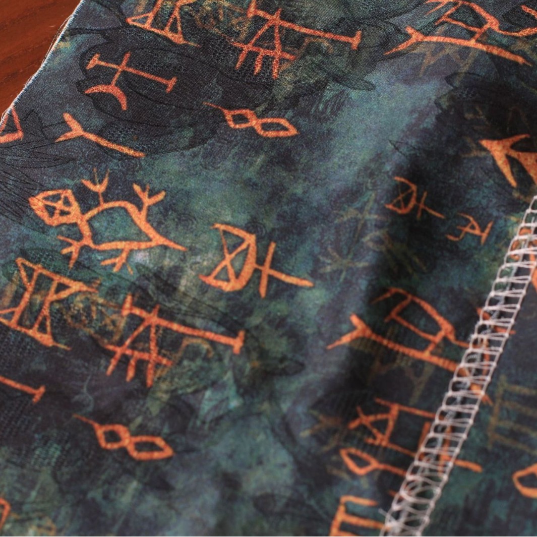 Oracle Bone Script Jacquard Re - Sewing Tie Dye recensie en prijs