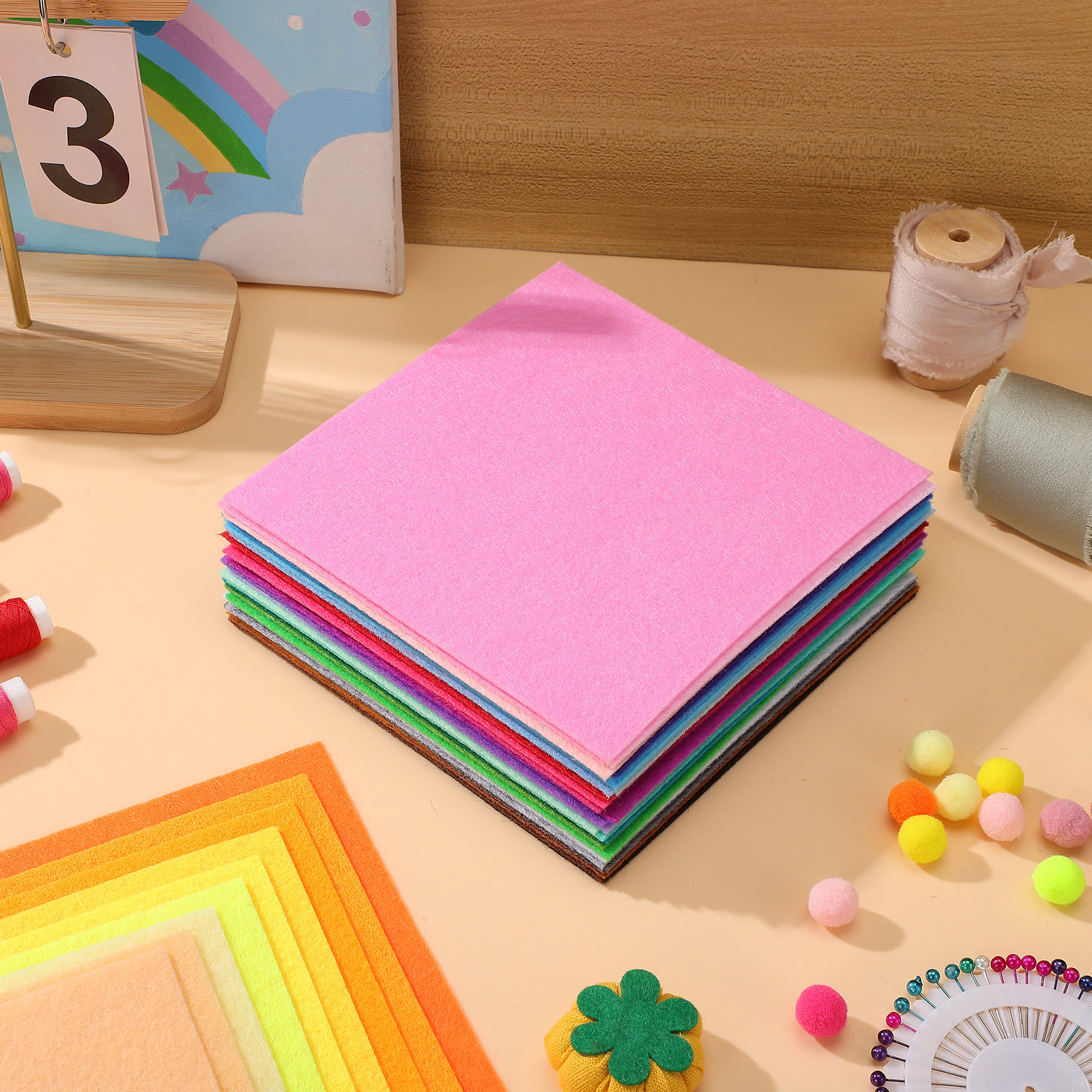 40Pcs Colorful Nonwoven Fabric - Is Sewing Textile Art recensie en prijs