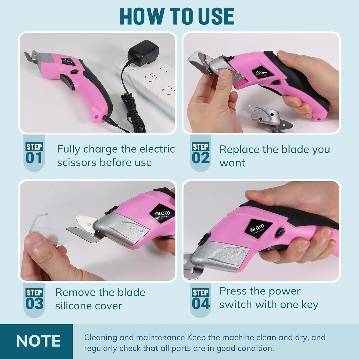 Cordless Electric Scissors Car - Pinking Shear Blade recensie en prijs