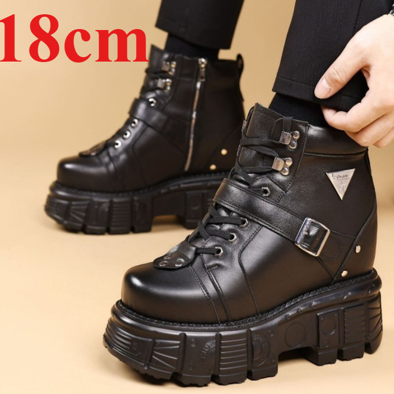 Genuine Leather Motorcycle Boo - Sewing Cloth recensie en prijs