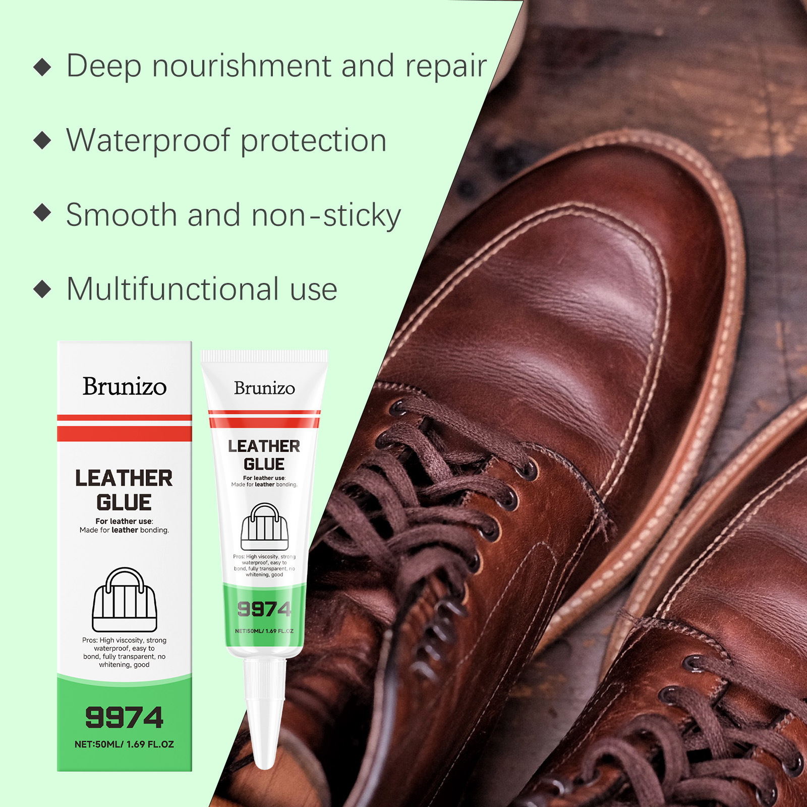 Heavy Duty Leather Glue Bruniz - Fabric Glue Bond recensie en prijs