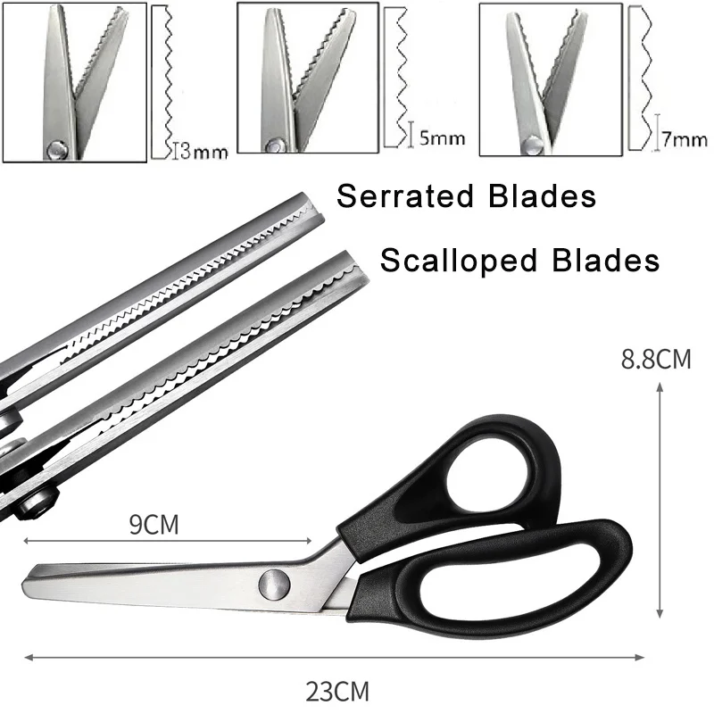1Pc Pinking Shears Stainless S - Pinking Shear Blade recensie en prijs