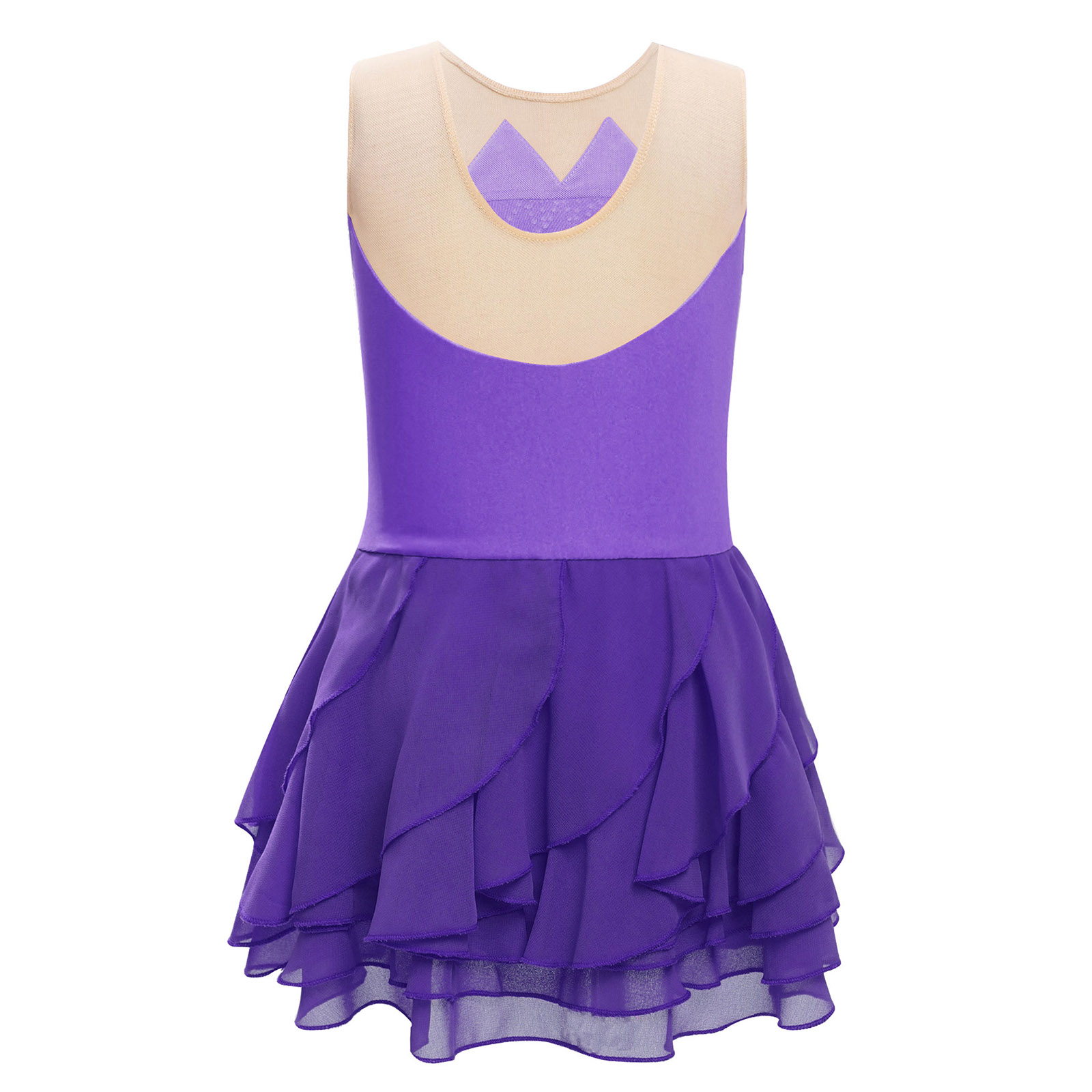 Girls Mesh Figure Skating Dres - Sewing Vest recensie en prijs