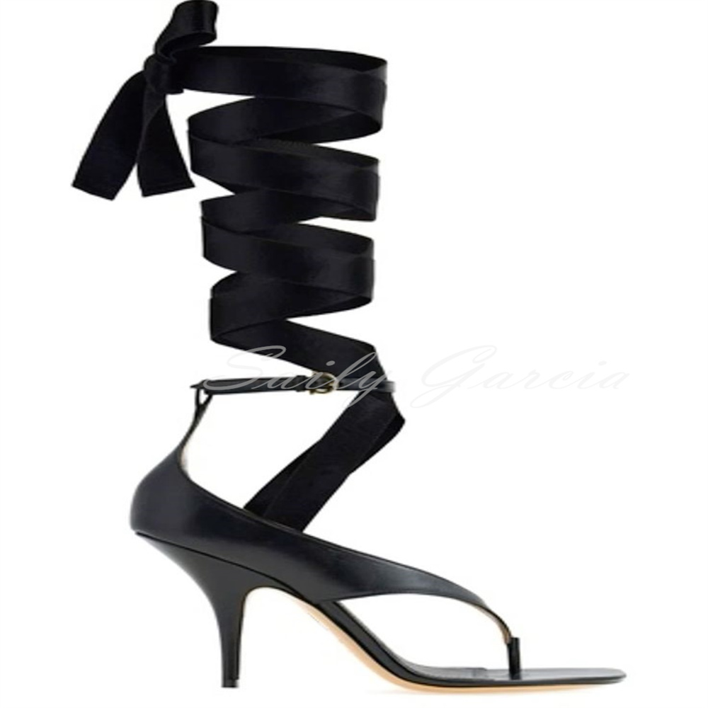 Brown Leather High Heel Flip F - Sewing Cotton recensie en prijs
