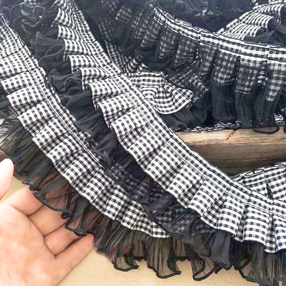 7CM Wide Plaid Pleated Cloth T - Textile And Sewing Supply recensie en prijs