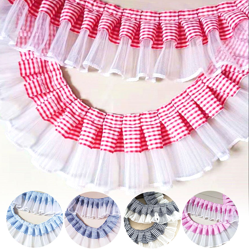 7CM Wide Plaid Pleated Cloth T - Textile And Sewing Supply recensie en prijs