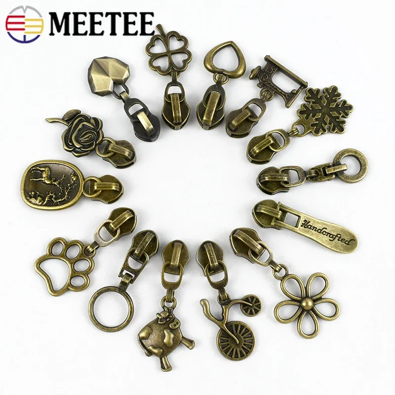 10/20/30Pcs 5# Bronze Metal Zi - Textile And Sewing Supply recensie en prijs