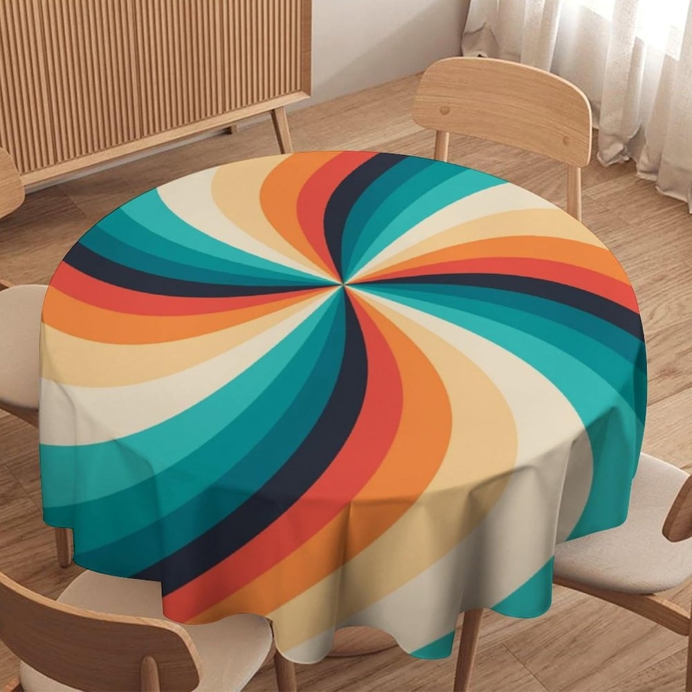 Vintage Groovy Swirl Round Tab - Century Textile & Sewing Supply Avenue C North Saskatoon Sk recensie en prijs