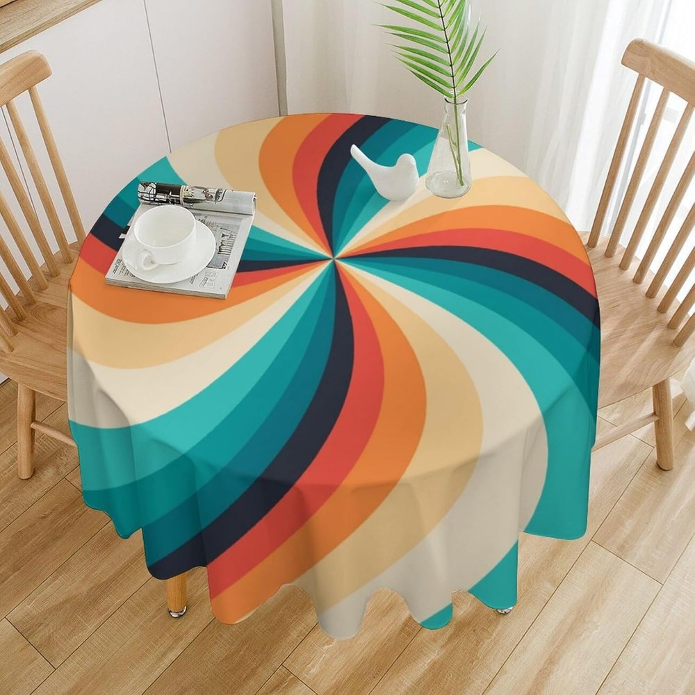 Vintage Groovy Swirl Round Tab - Century Textile & Sewing Supply Avenue C North Saskatoon Sk recensie en prijs