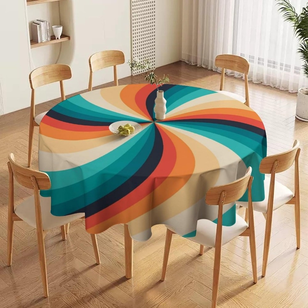 Vintage Groovy Swirl Round Tab - Century Textile & Sewing Supply Avenue C North Saskatoon Sk recensie en prijs