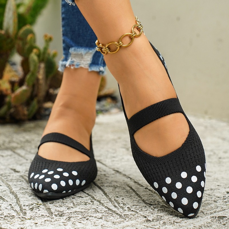 Women's Pointed-toe Polka Dot  - Sewing Knit recensie en prijs
