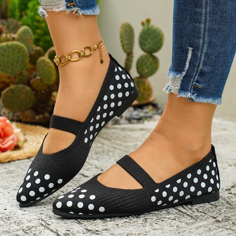 Women's Pointed-toe Polka Dot  - Sewing Knit recensie en prijs